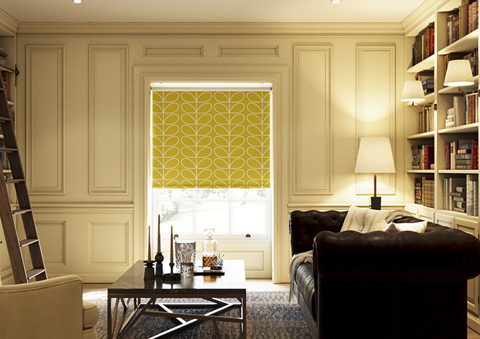 Orla Kiely Jumbo Linear Stem, Sunflower - Roller Blind - Image 3